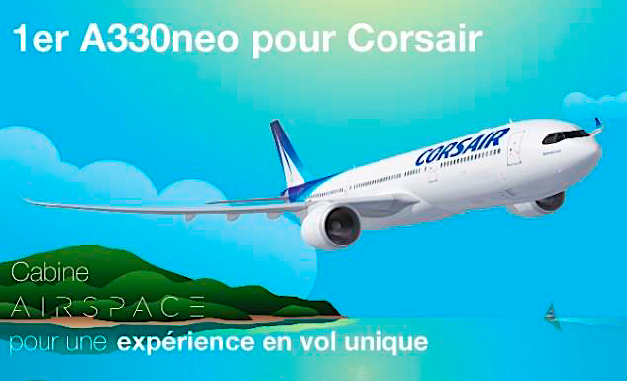 Vol pour la reunion avec corsair